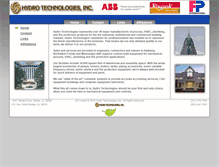 Tablet Screenshot of hydrotechnologies.com